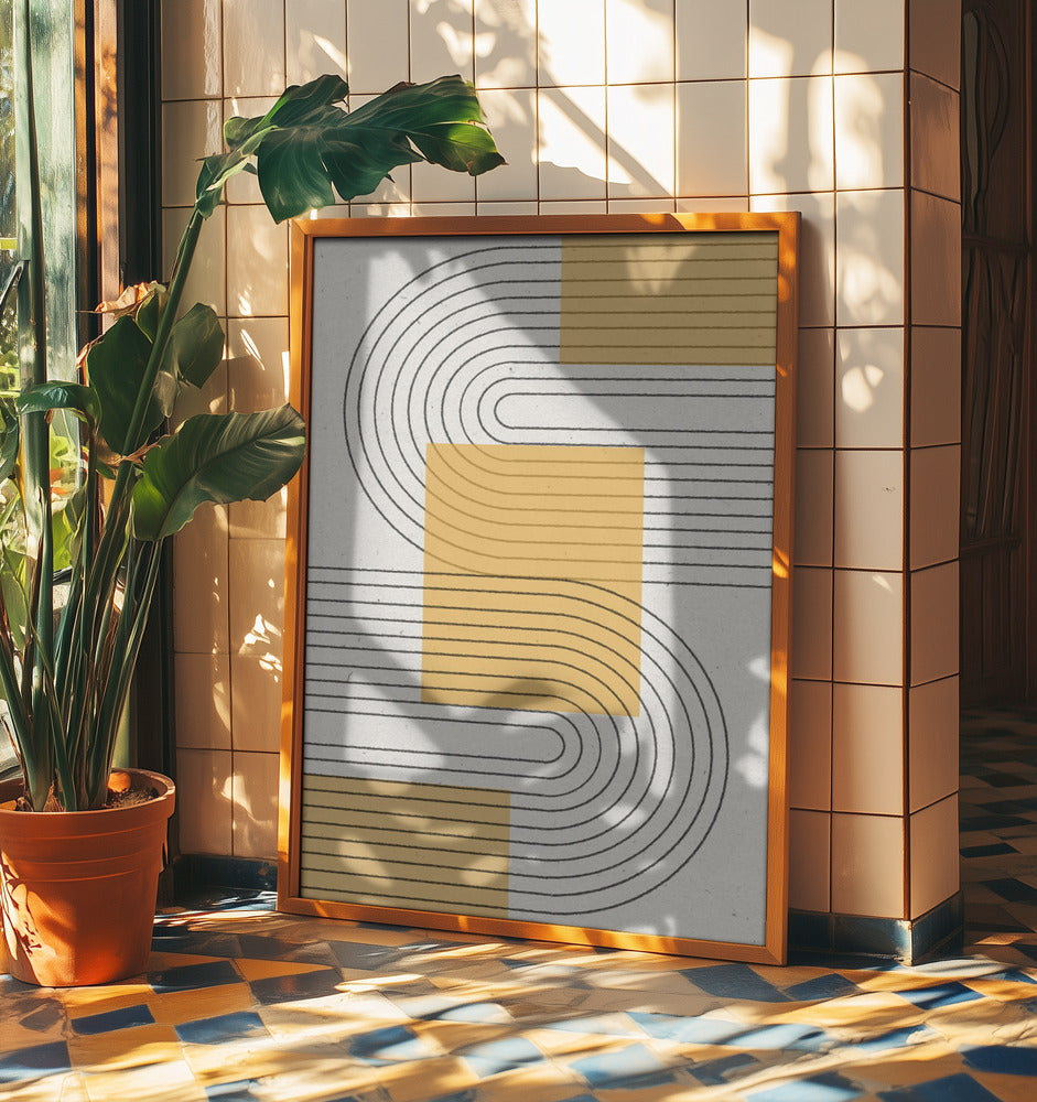 Yellow Modern Graphic | Poster