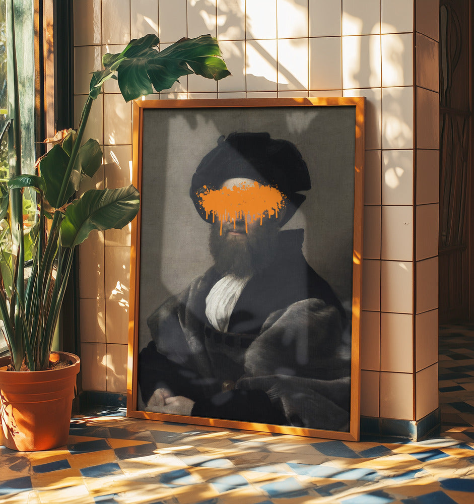 Orange Vandal Splash | Poster