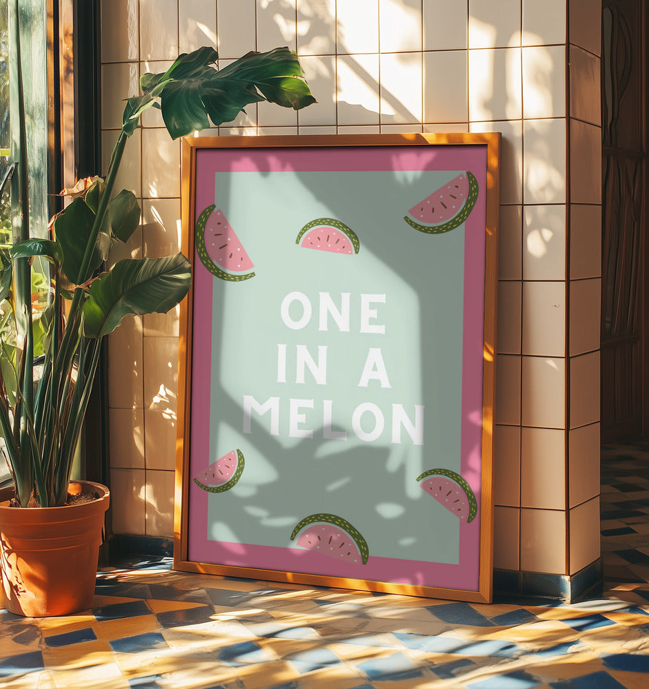 En i en melon | Poster