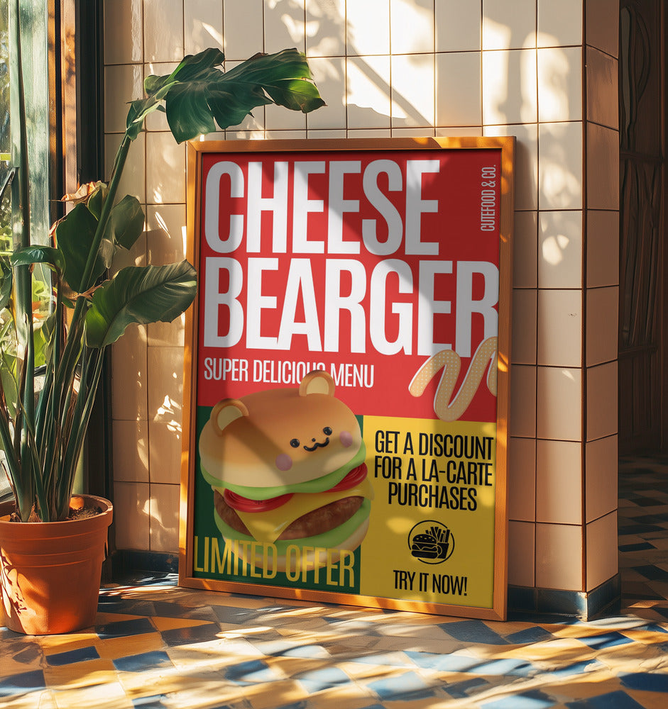 Cheeseburger Angebot | Poster