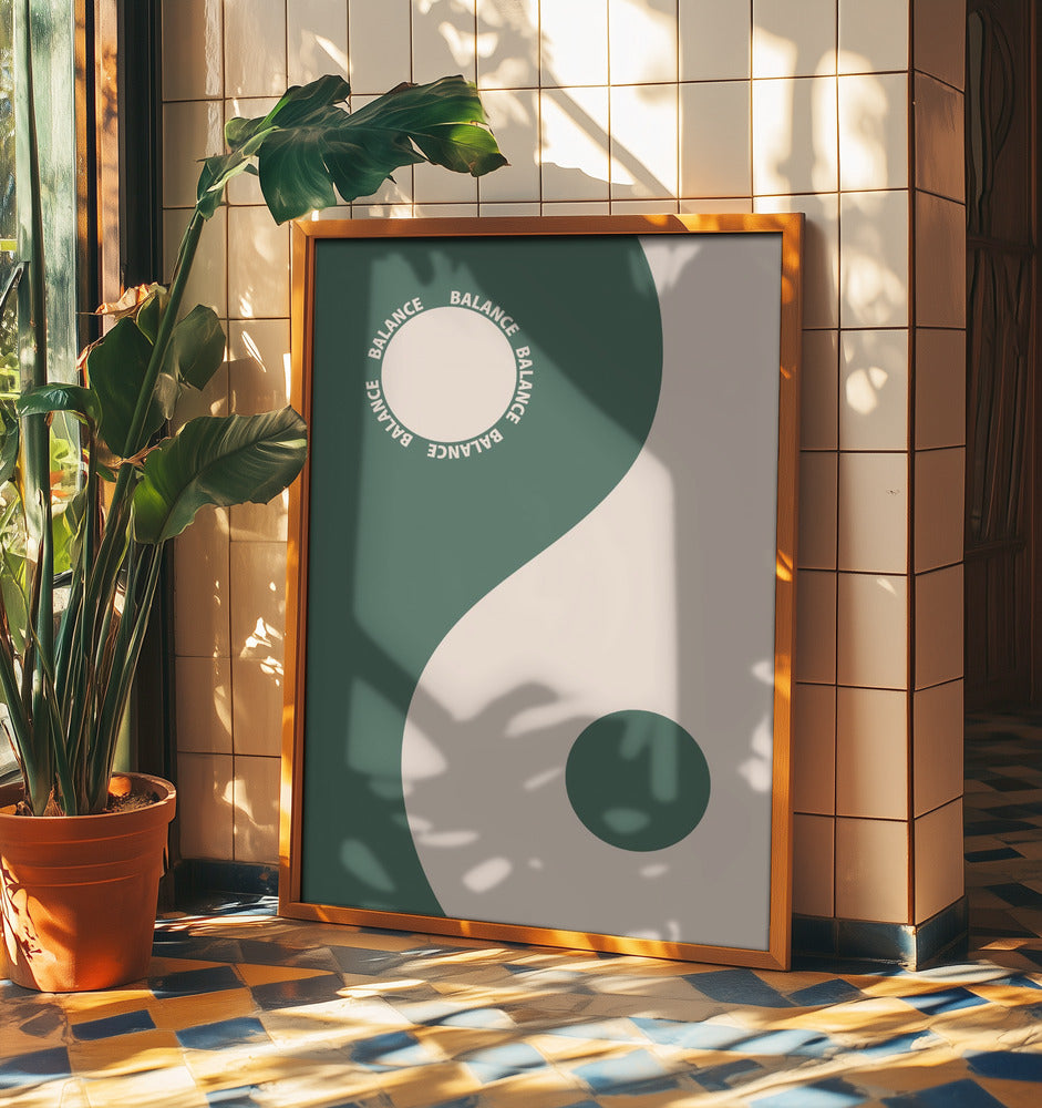 Balance green | Poster