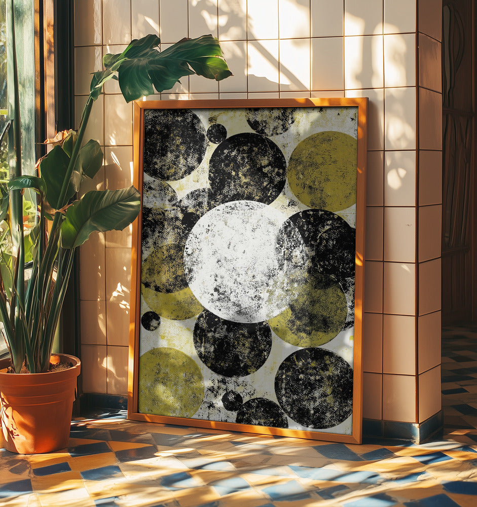 Texturerade cirklar | Poster