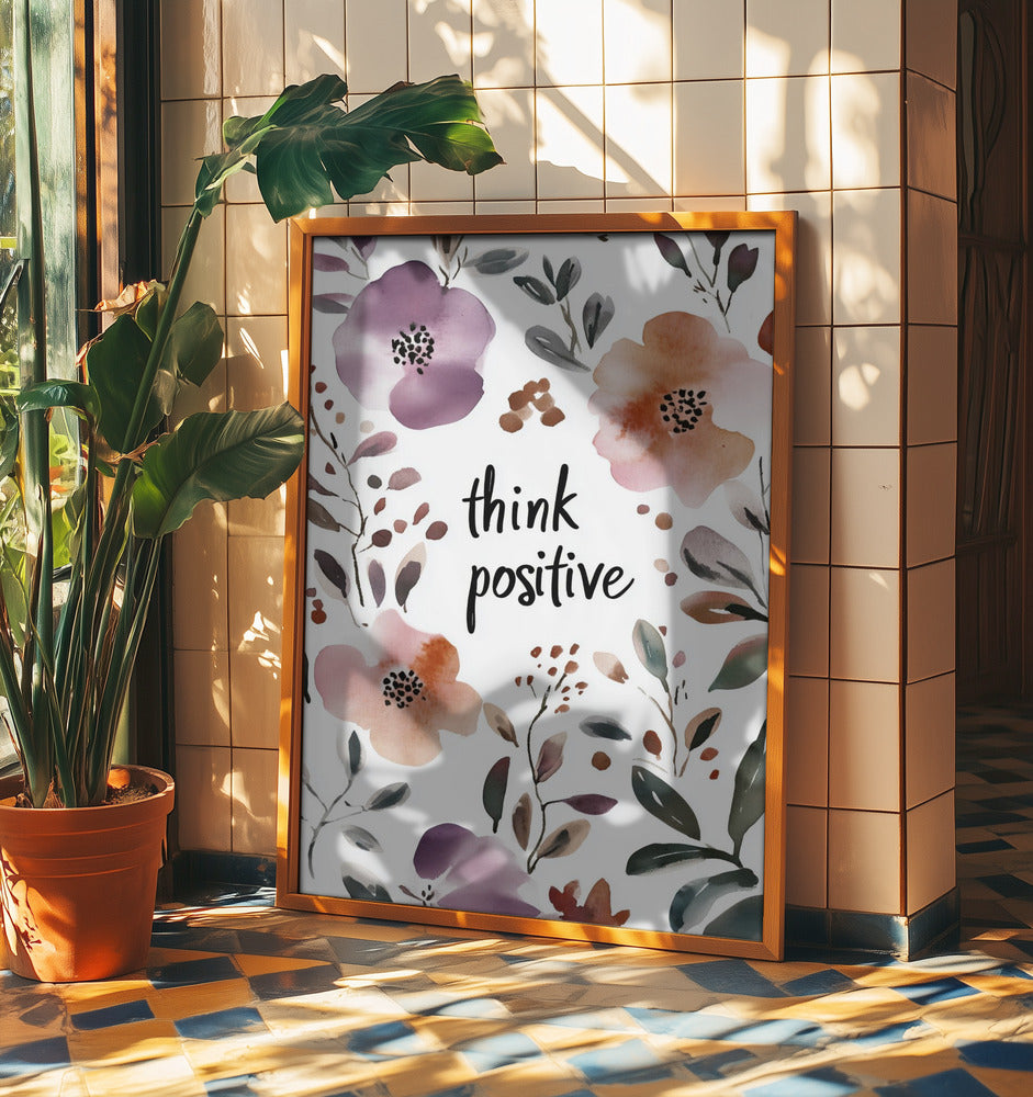 Piensa positivo | Posters  - Impresiones de Arte