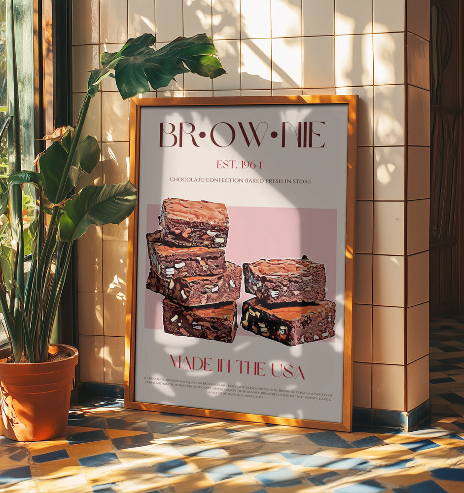 Choco Brownies Delight | Poster