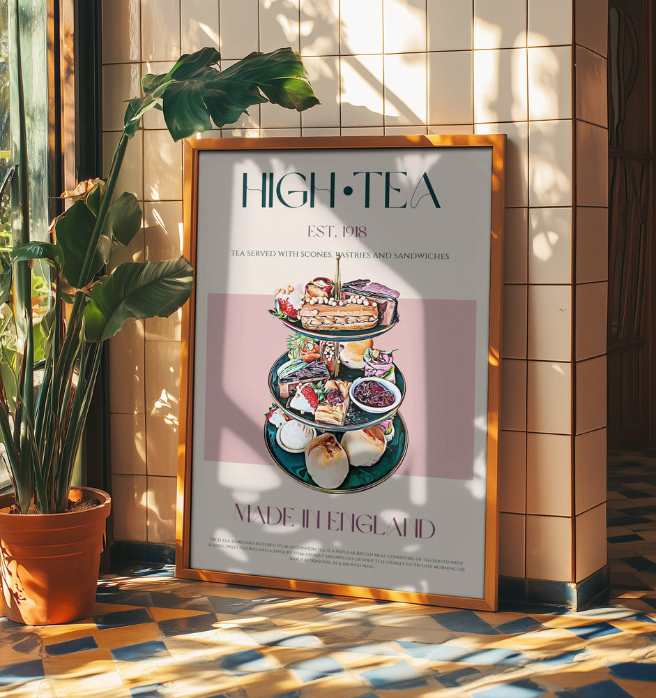 Eleganter High Tea | Poster