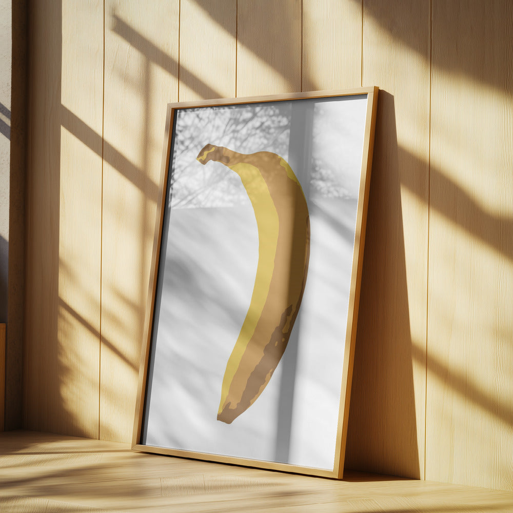 Enkelt banan | Plakater - Kunsttryk