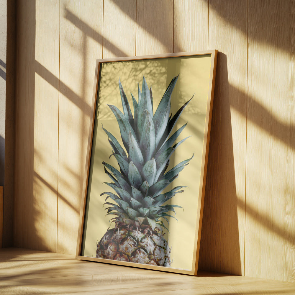 Ananas Gul 01 | Plakater - Kunsttryk