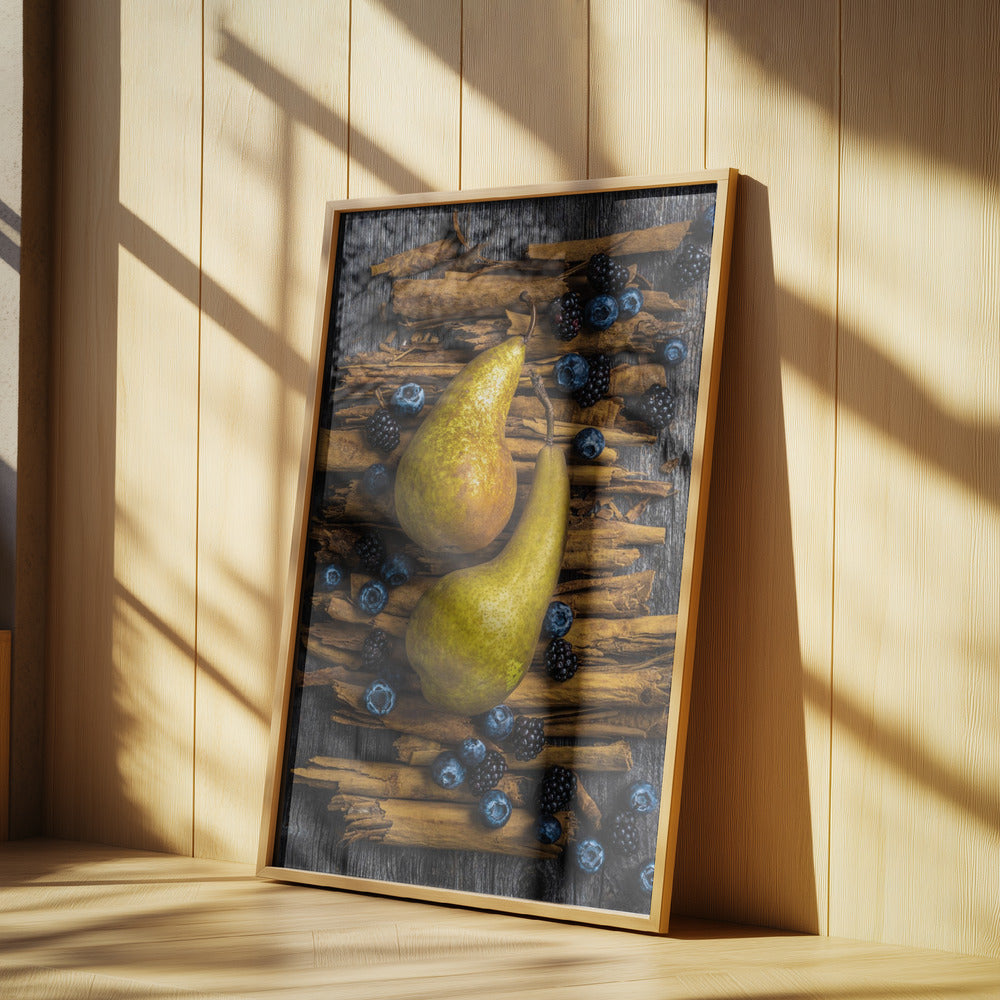 Pærer og kanel | Plakater - Kunsttryk