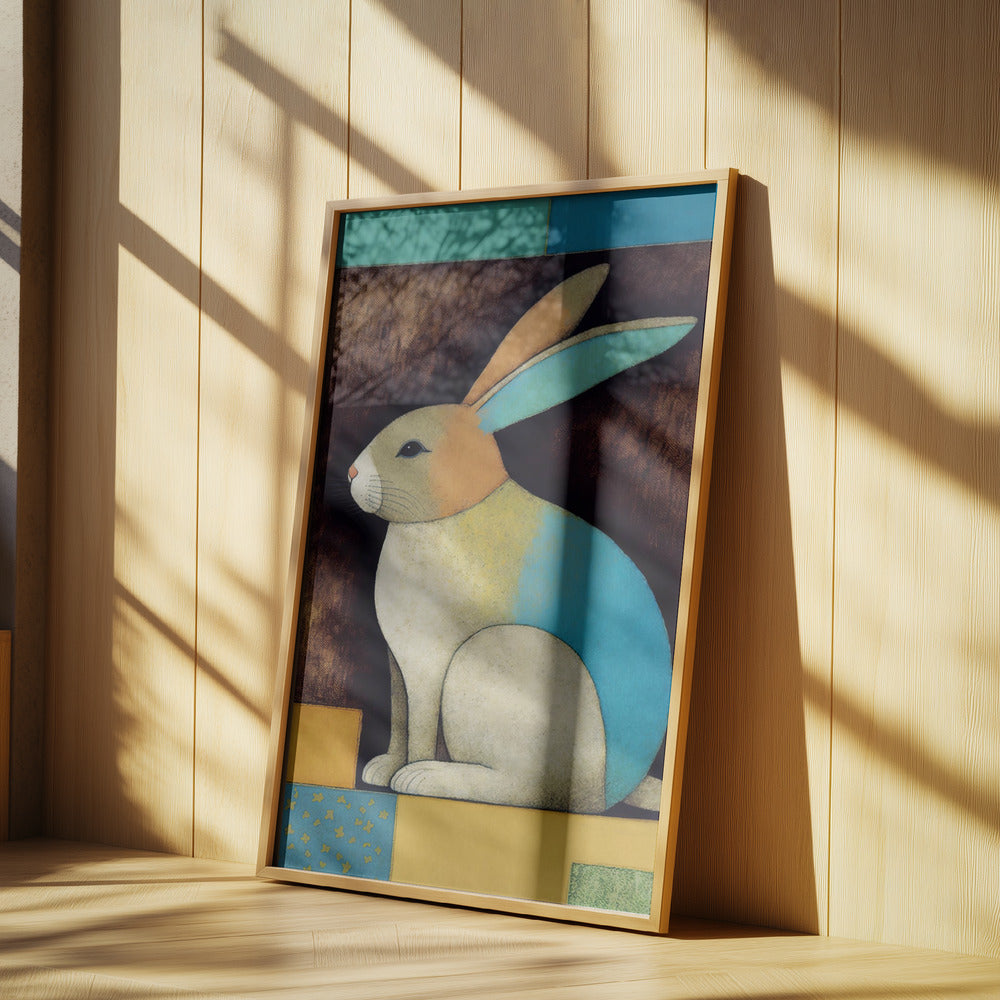 Färgglad kanindröm | Poster