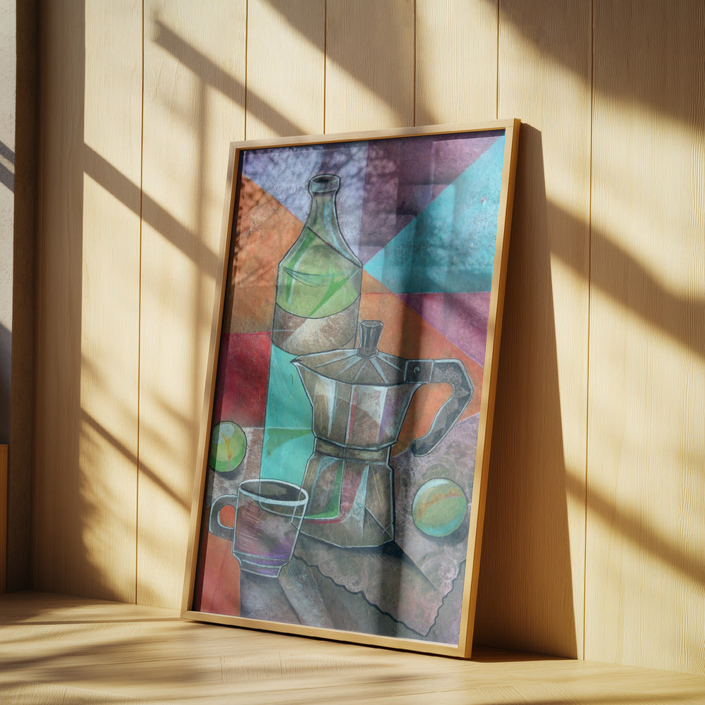 Stilleben med kaffekande | Plakater - Kunsttryk
