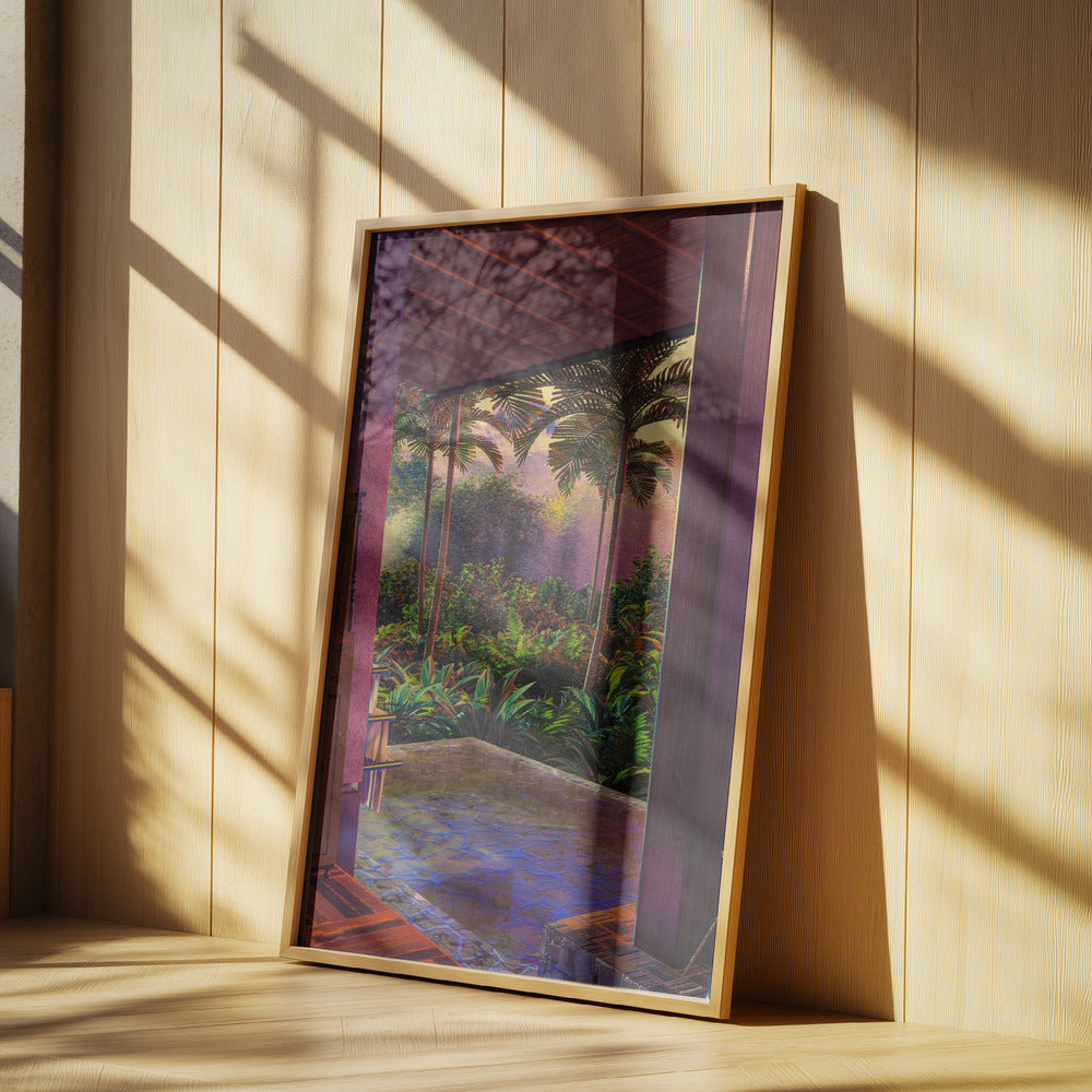 Rainforest Infinity Pool Art Print (a1) | Poster