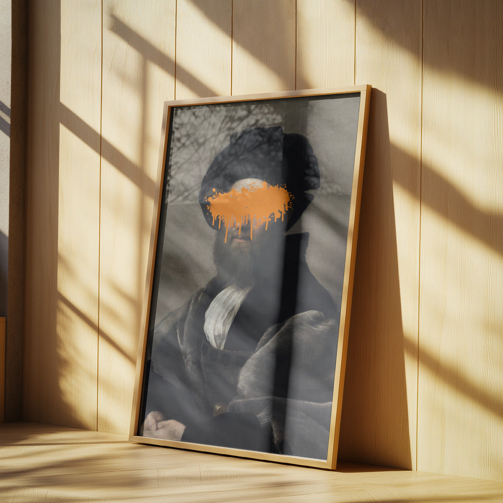 Orange Vandal Splash | Poster