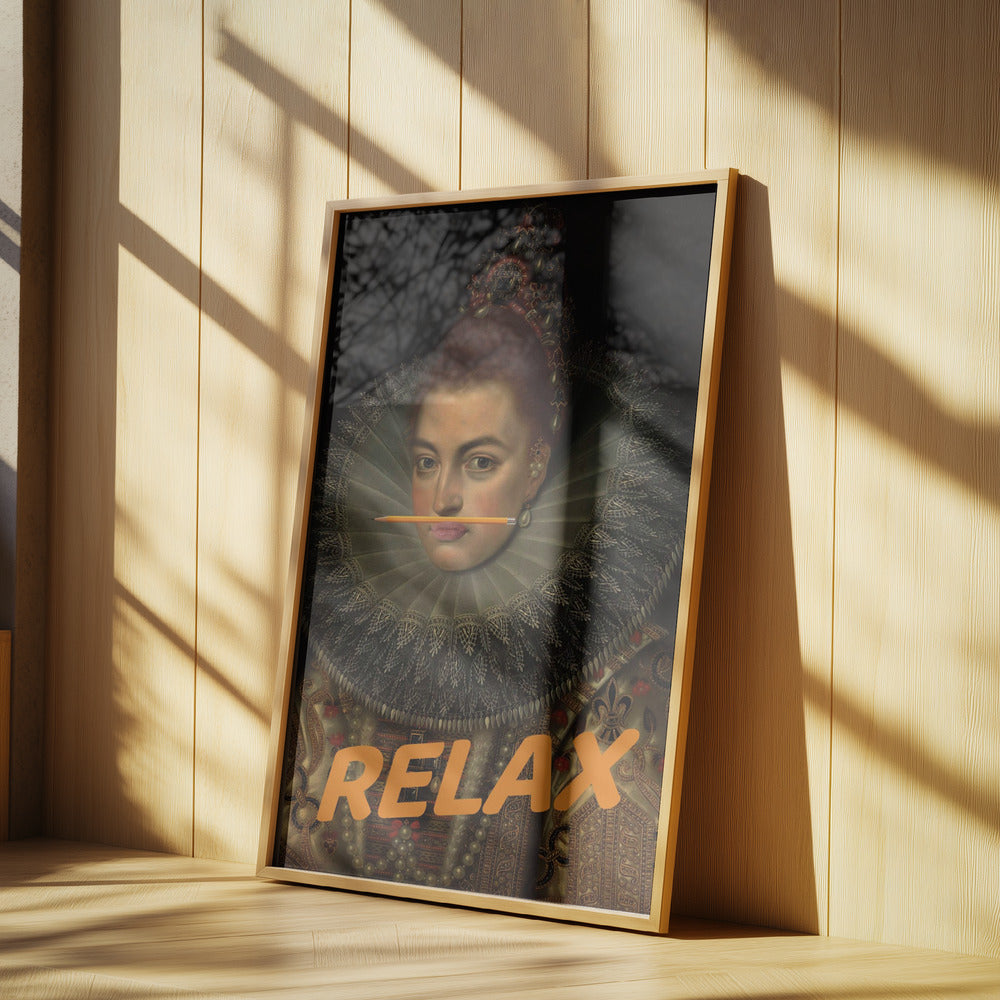 Relax Altered Oil Painting | Poster
