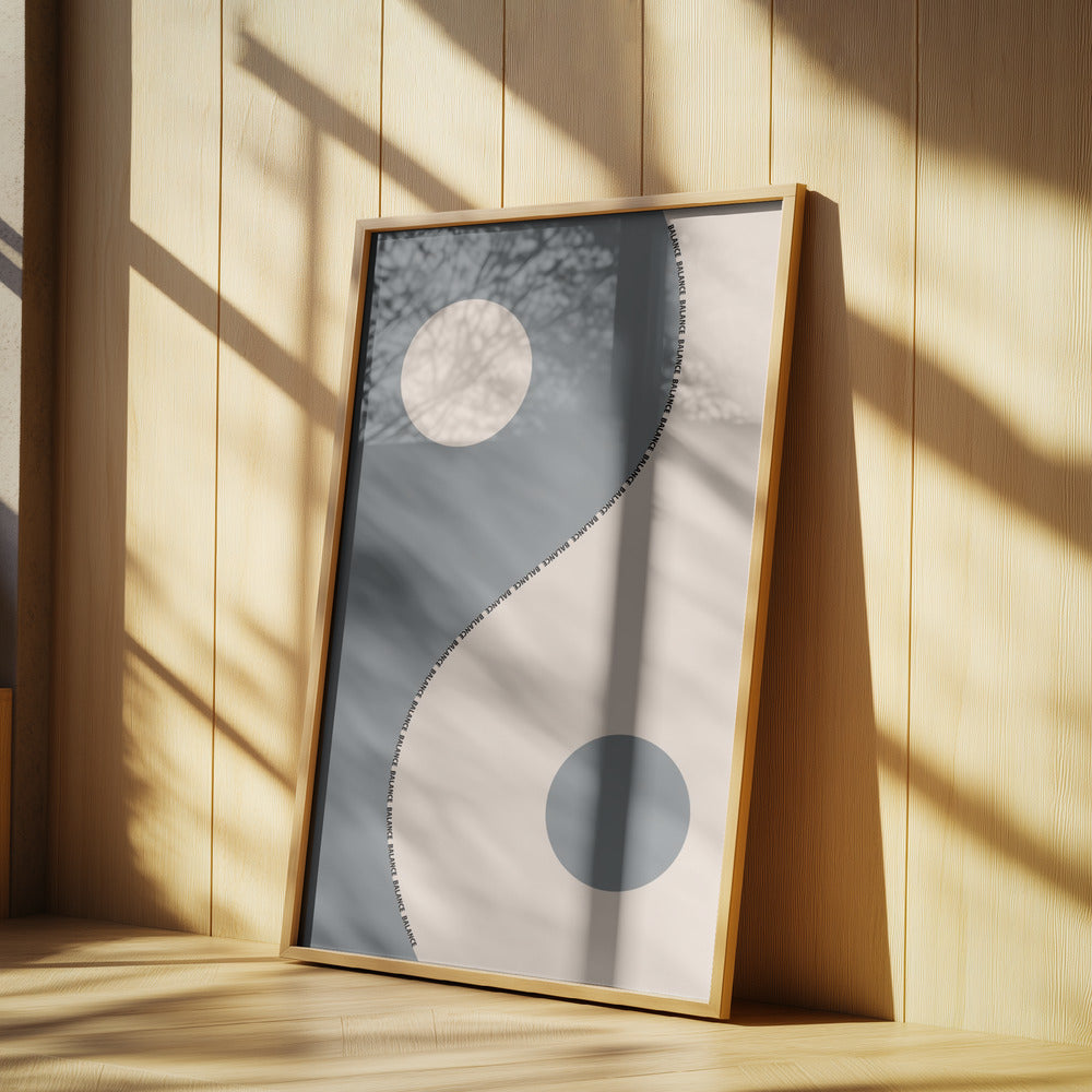 Balance gray | Poster