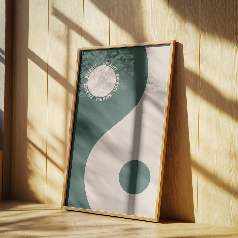 Balance green | Poster