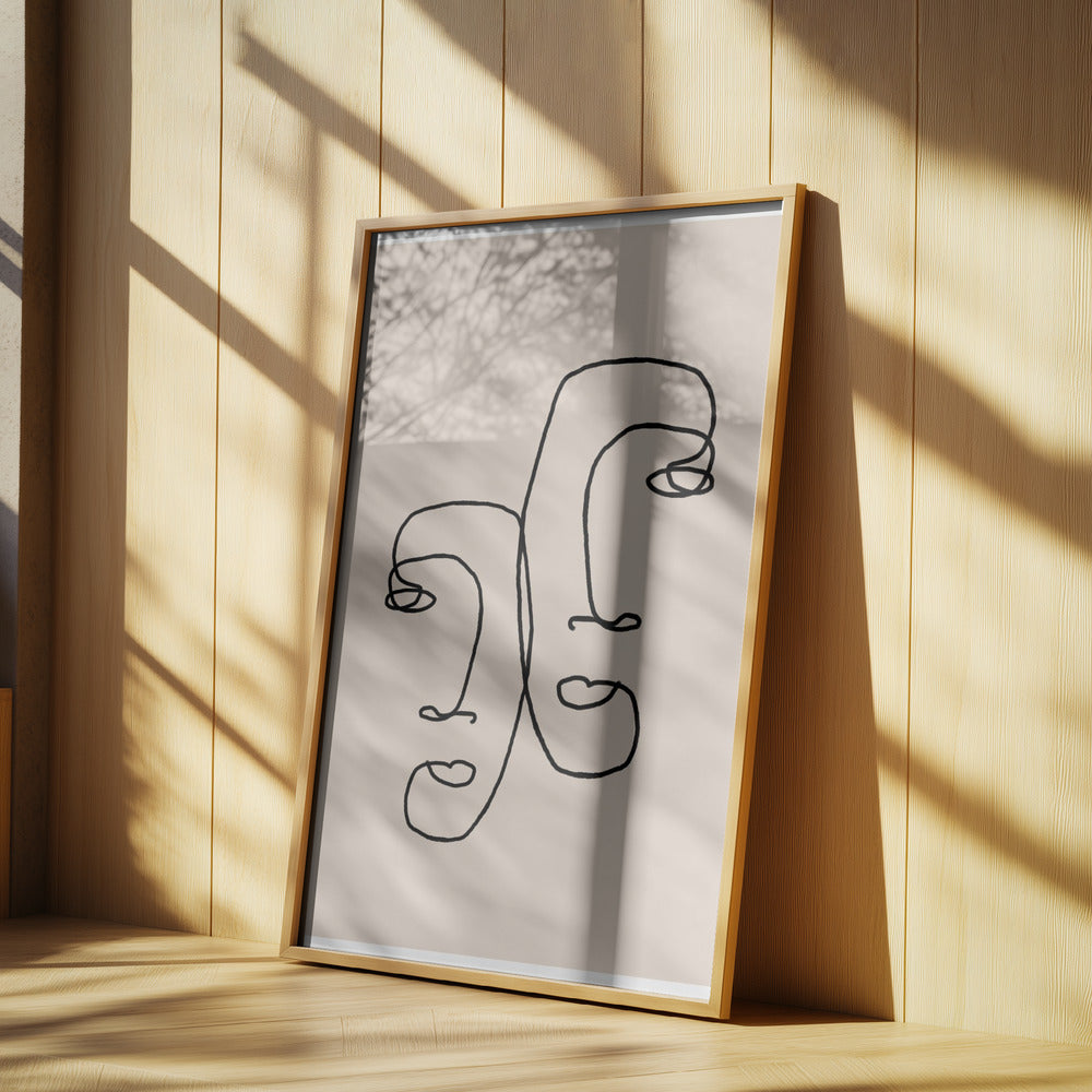 Böjda reflektioner | Poster