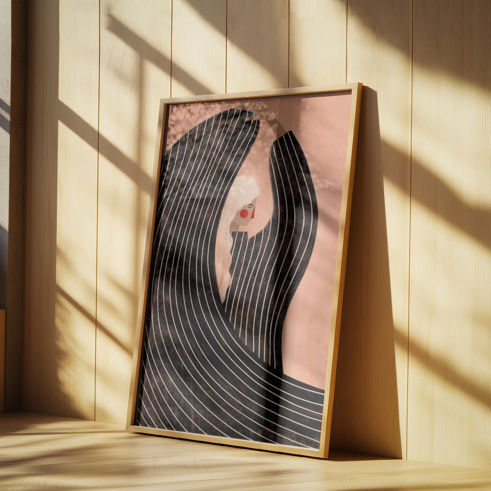 Die Frau mit dem schwarzen Kleid | Poster
