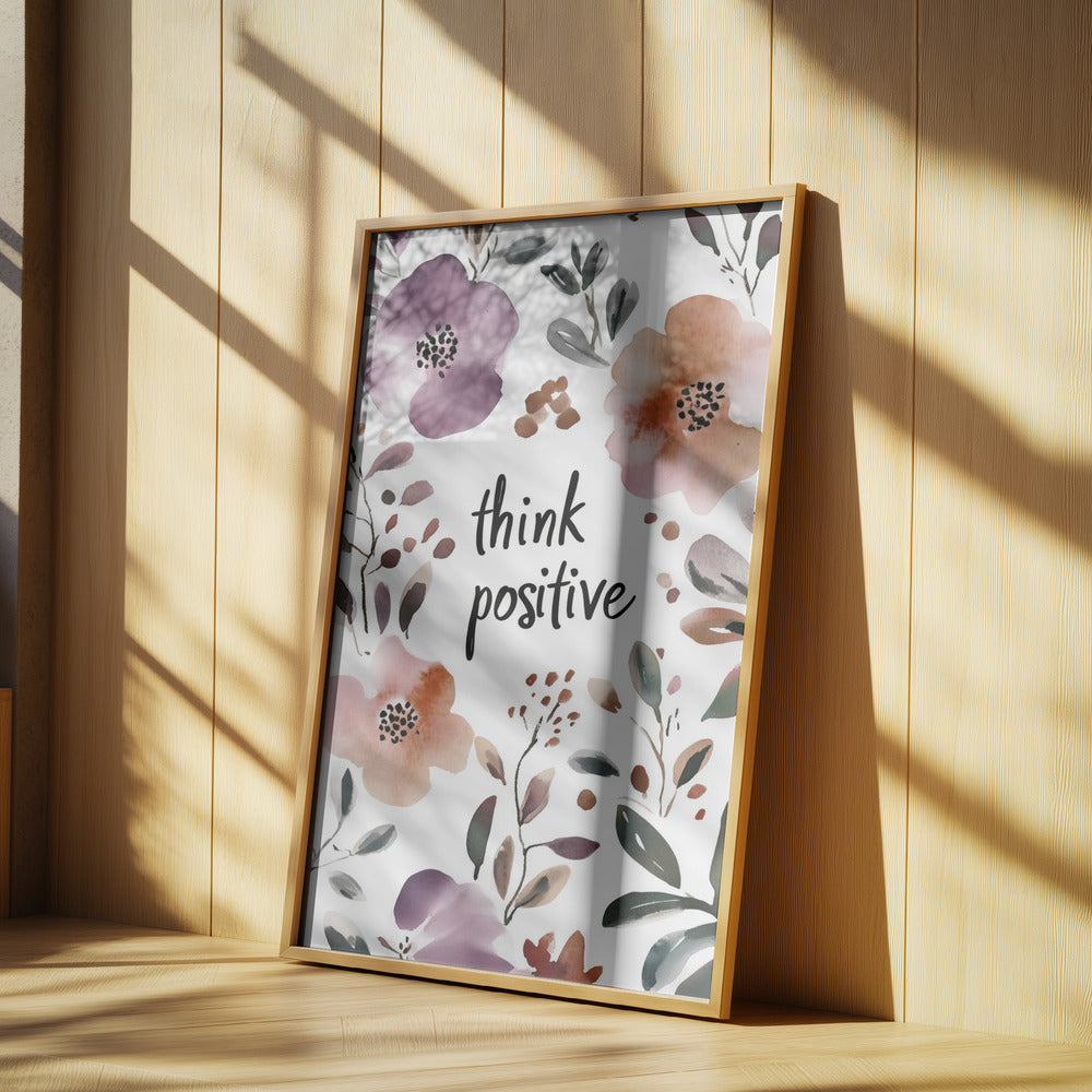 Piensa positivo | Posters  - Impresiones de Arte