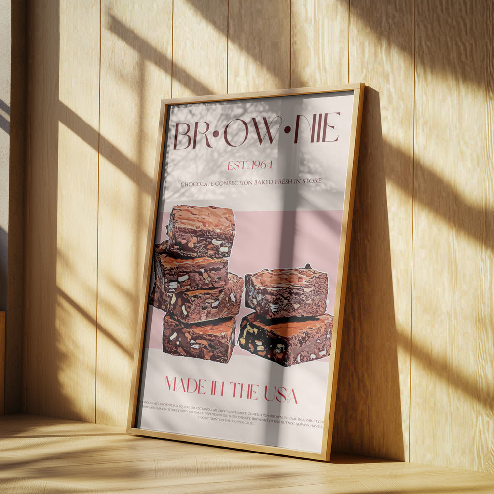 Choco Brownies Delight | Poster