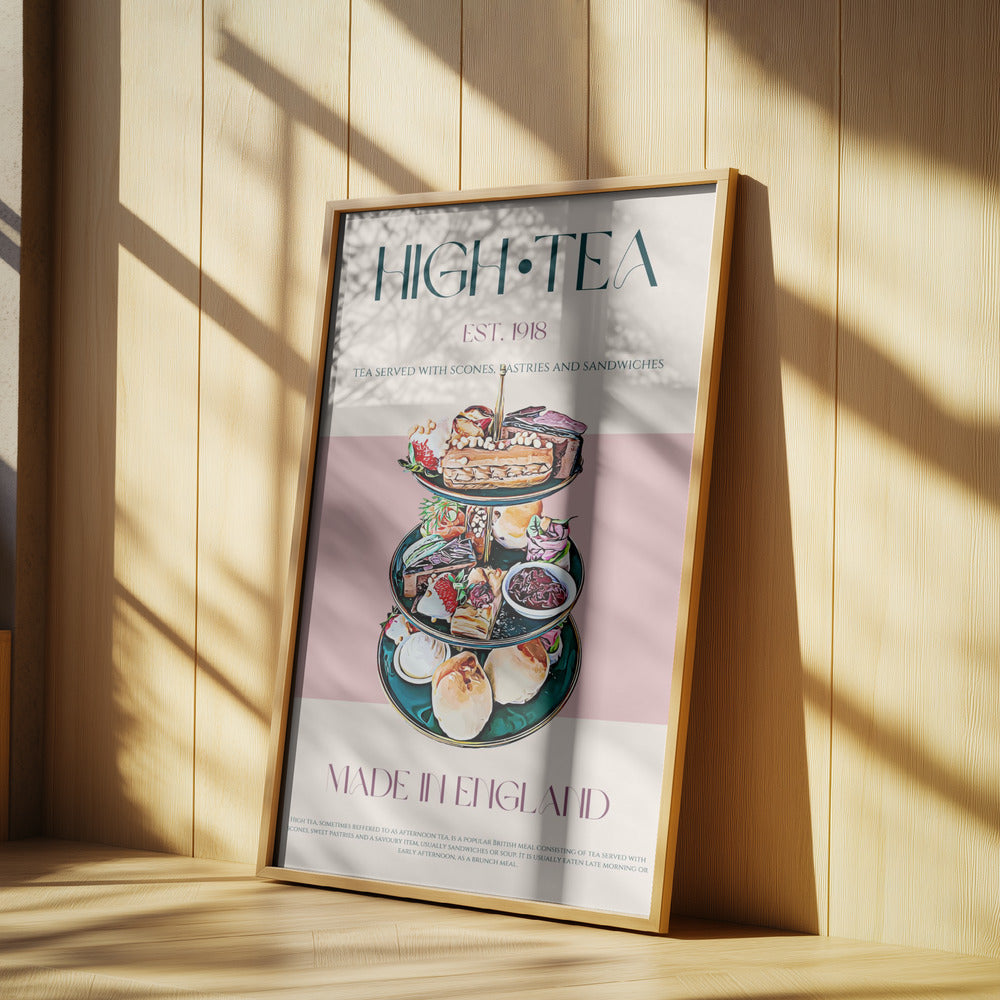 Eleganter High Tea | Poster