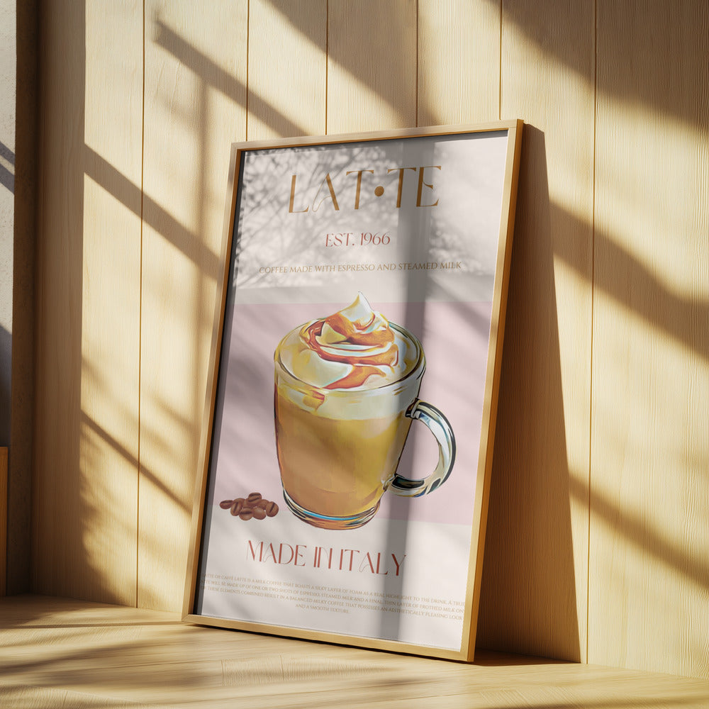 Krämig Latte Delight | Poster