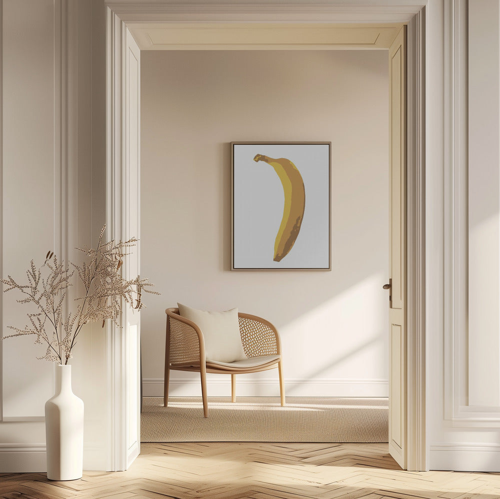 Enkelt banan | Plakater - Kunsttryk