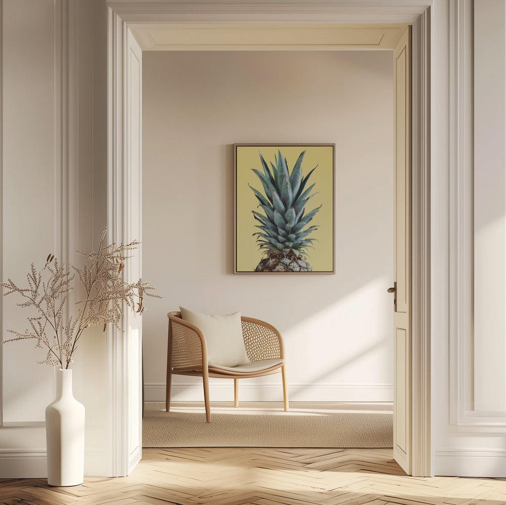 Ananas Gul 01 | Plakater - Kunsttryk