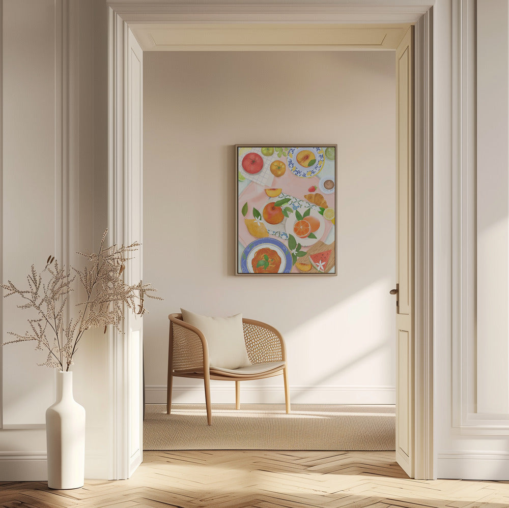 Sommerbrunch | Plakater - Kunsttryk