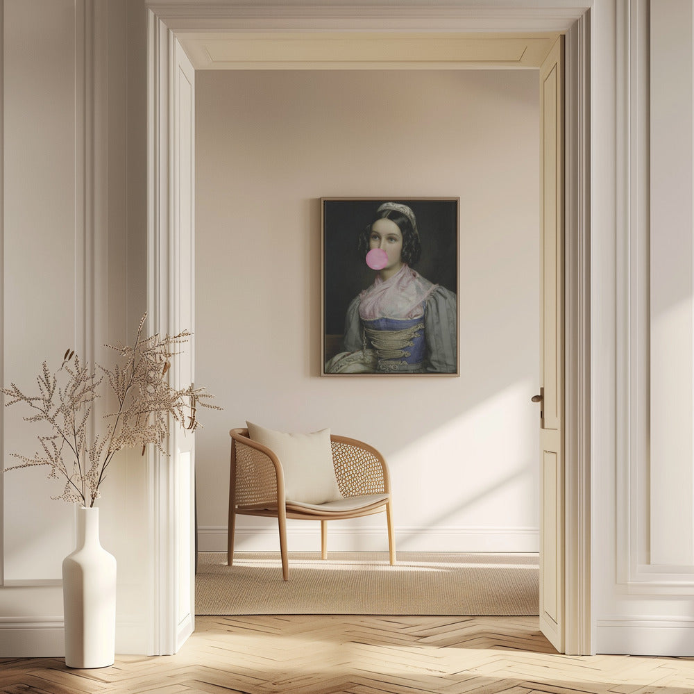 Bubble Gum Portrait | Poster