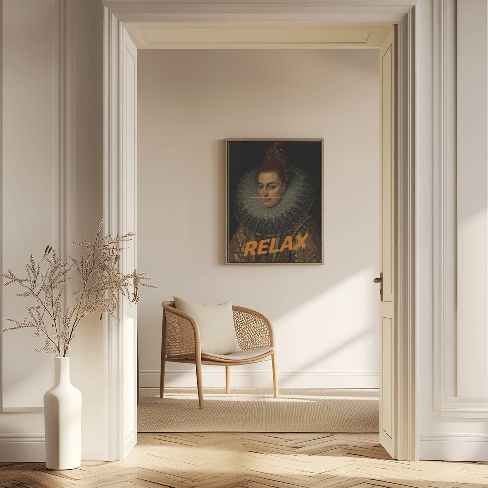 Relax Altered Oil Painting | Poster