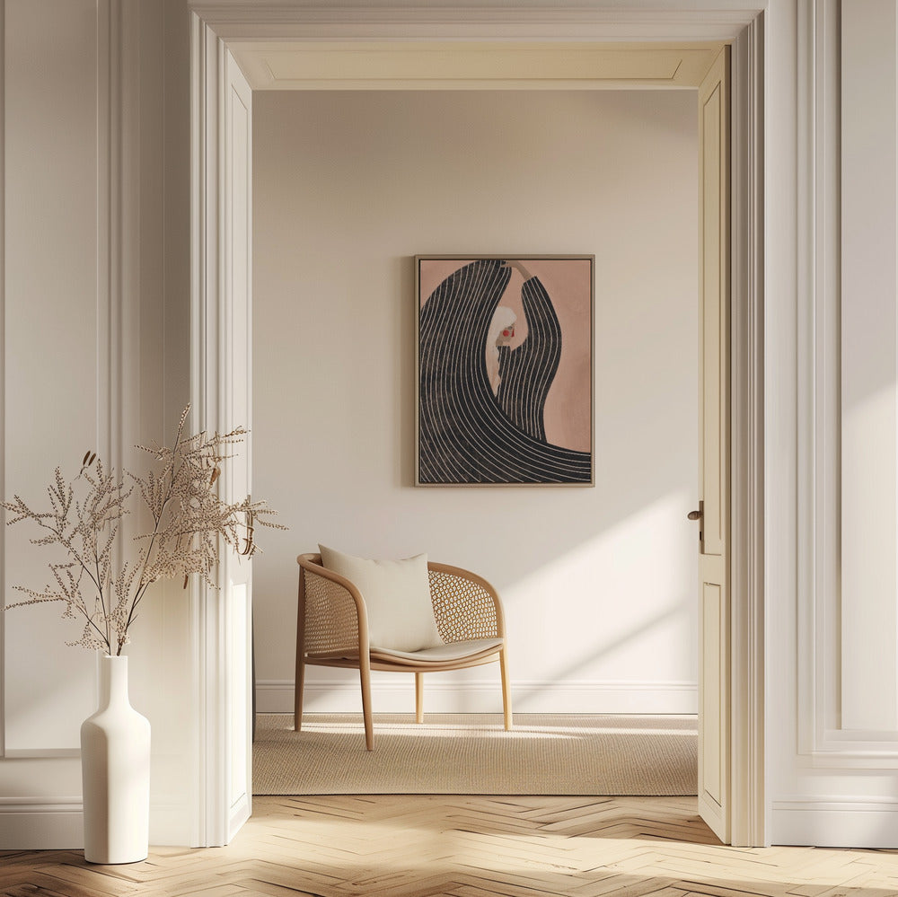 Die Frau mit dem schwarzen Kleid | Poster