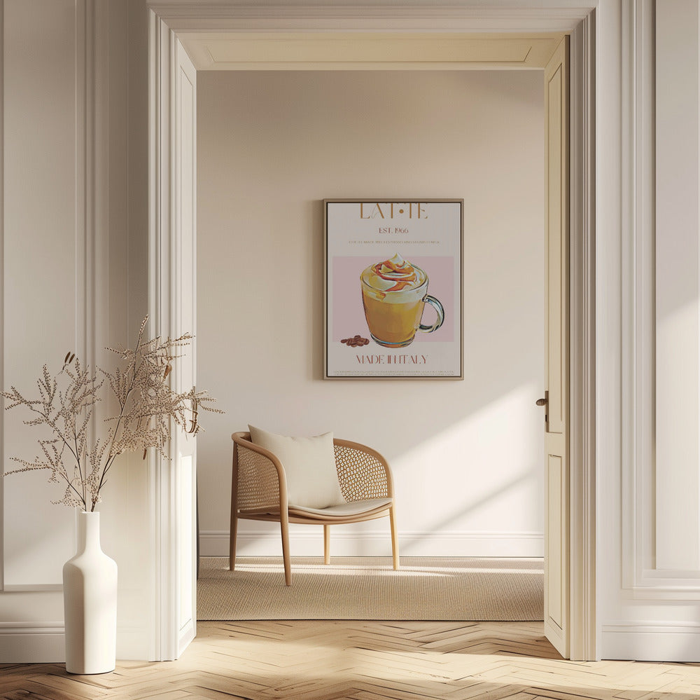Krämig Latte Delight | Poster