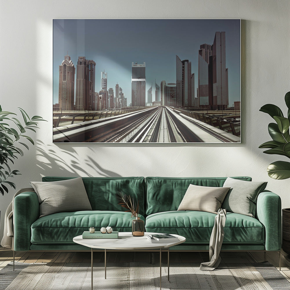 Dubai Metro | Leinwand-Bilder