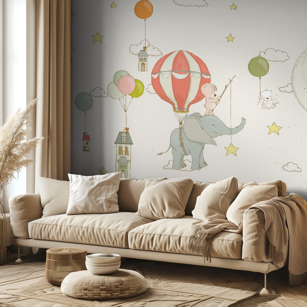 Elephant Dream_SkyWhite | Fototapeta