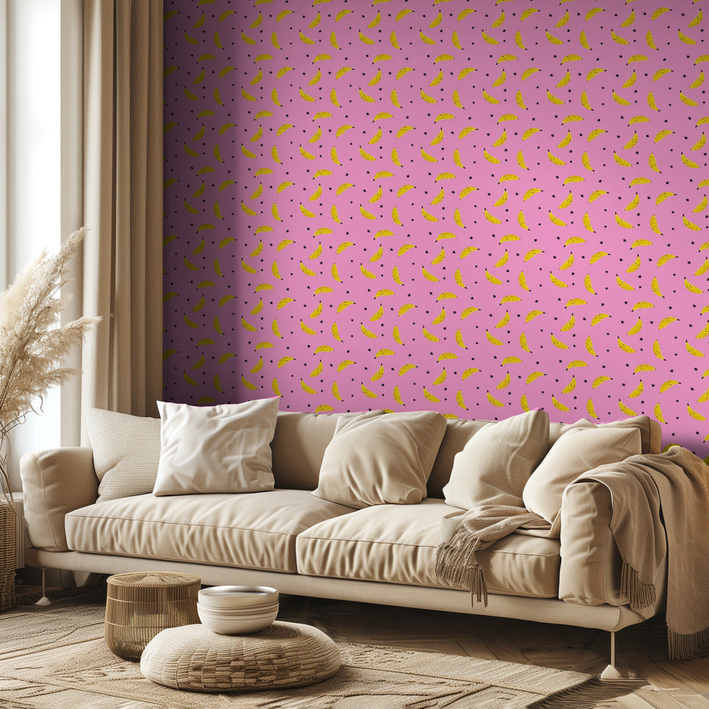 Motif banane | Papier Peint Photo