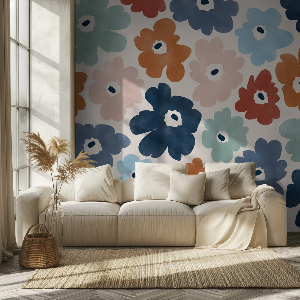 Colorful Floral Pattern | Wallpaper