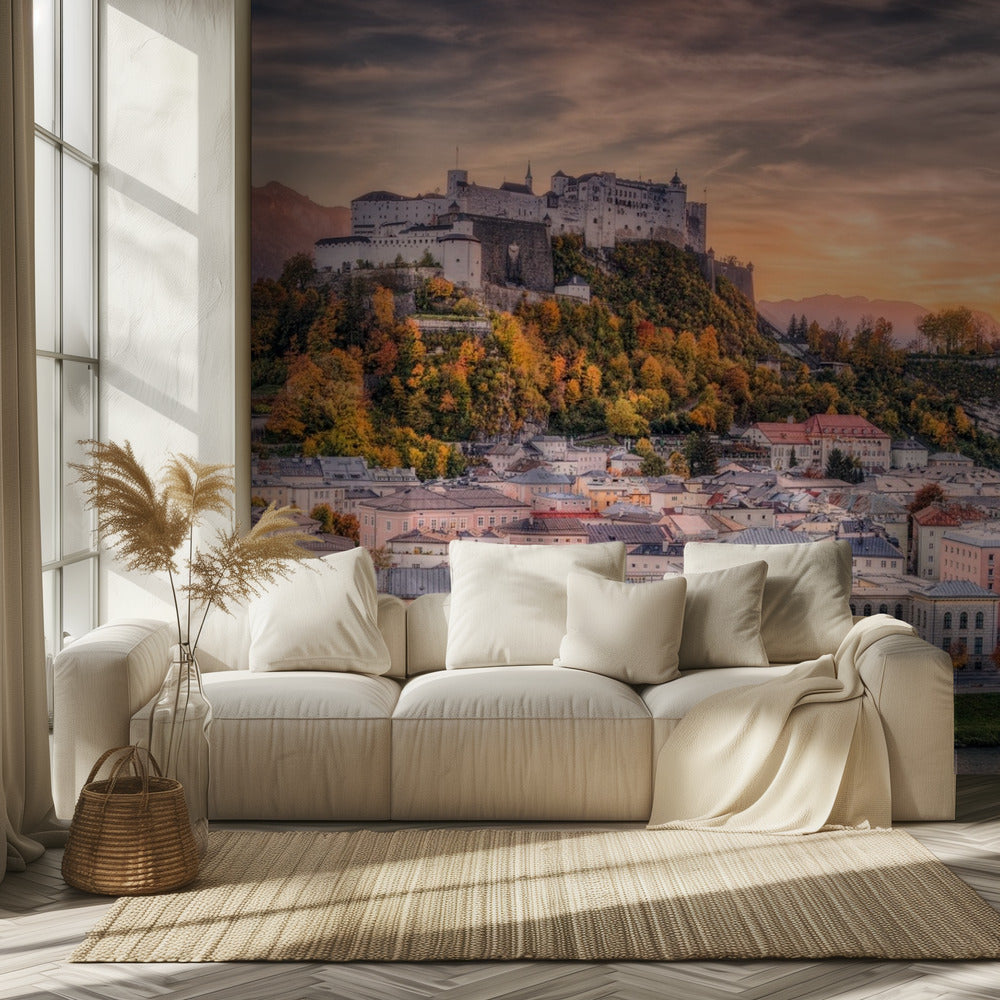 Salzburg in Herbstfarben | Fototapeten