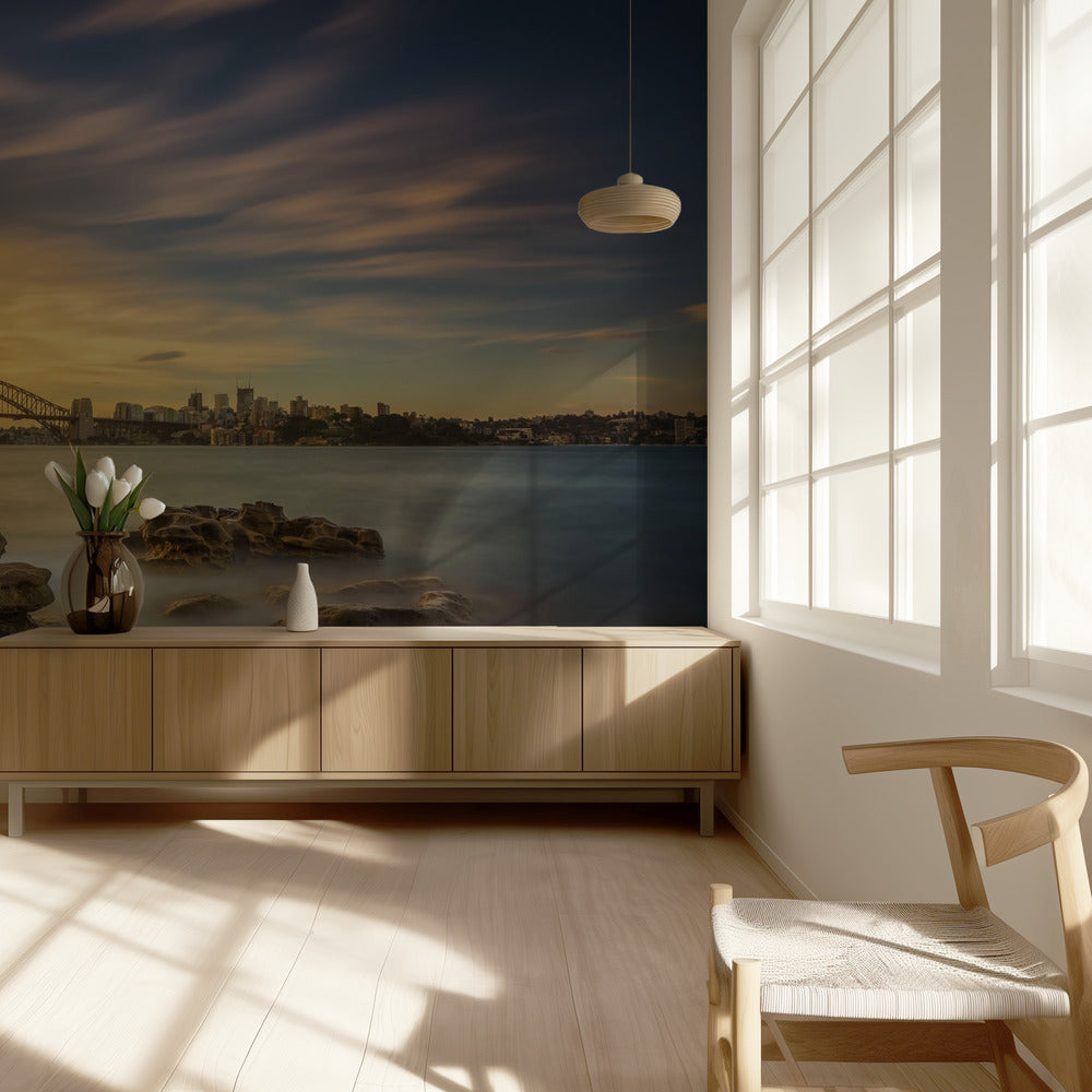 Solnedgang i Operahuset i Sydney | Fototapet