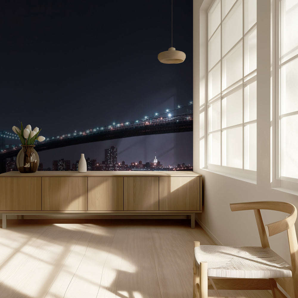 Skyline von Manhattan und Brooklyn Bridge | Fototapeten