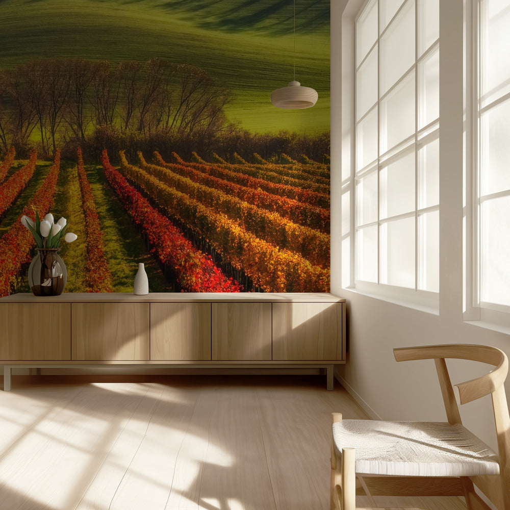 cultivo de la vid | Papel Pintado Fotográfico
