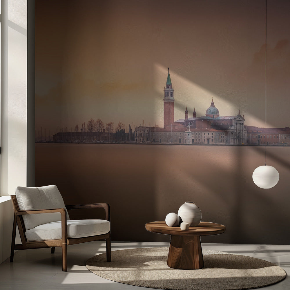 Rosa Sonnenaufgang in Venedig | Fototapeten