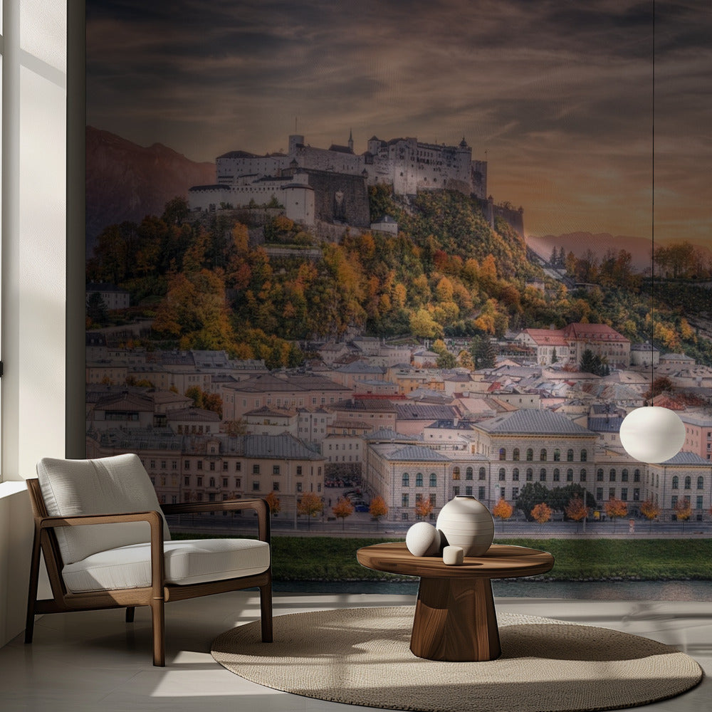 Salzburg in Herbstfarben | Fototapeten
