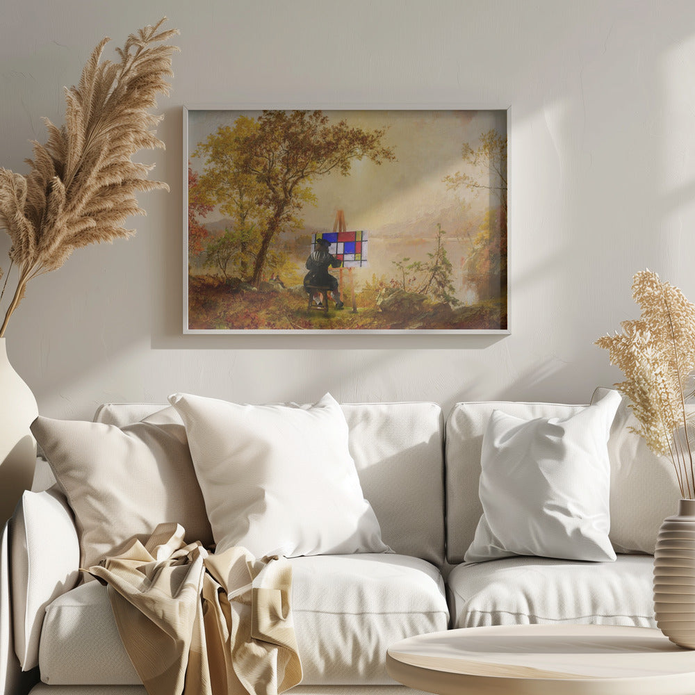 Kubistische Landschaft | Poster