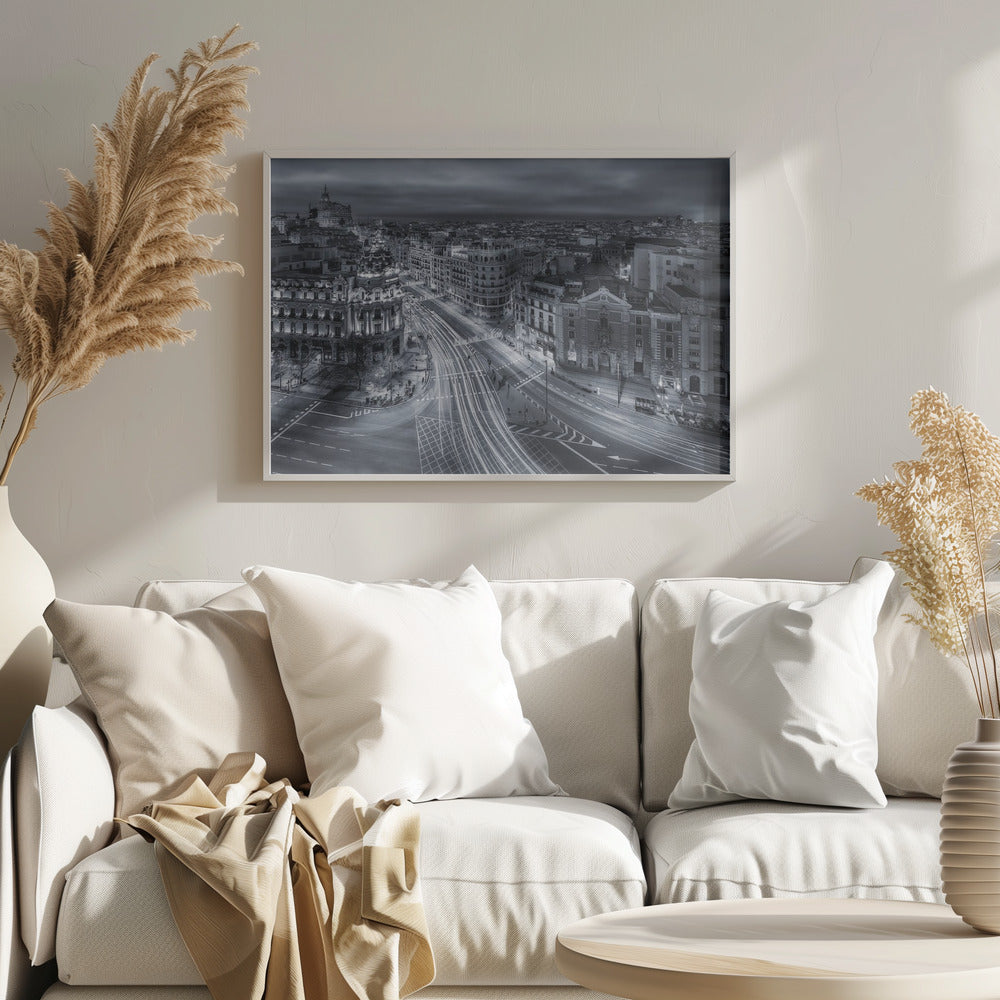 Madrids bylys | Plakater - Kunsttryk