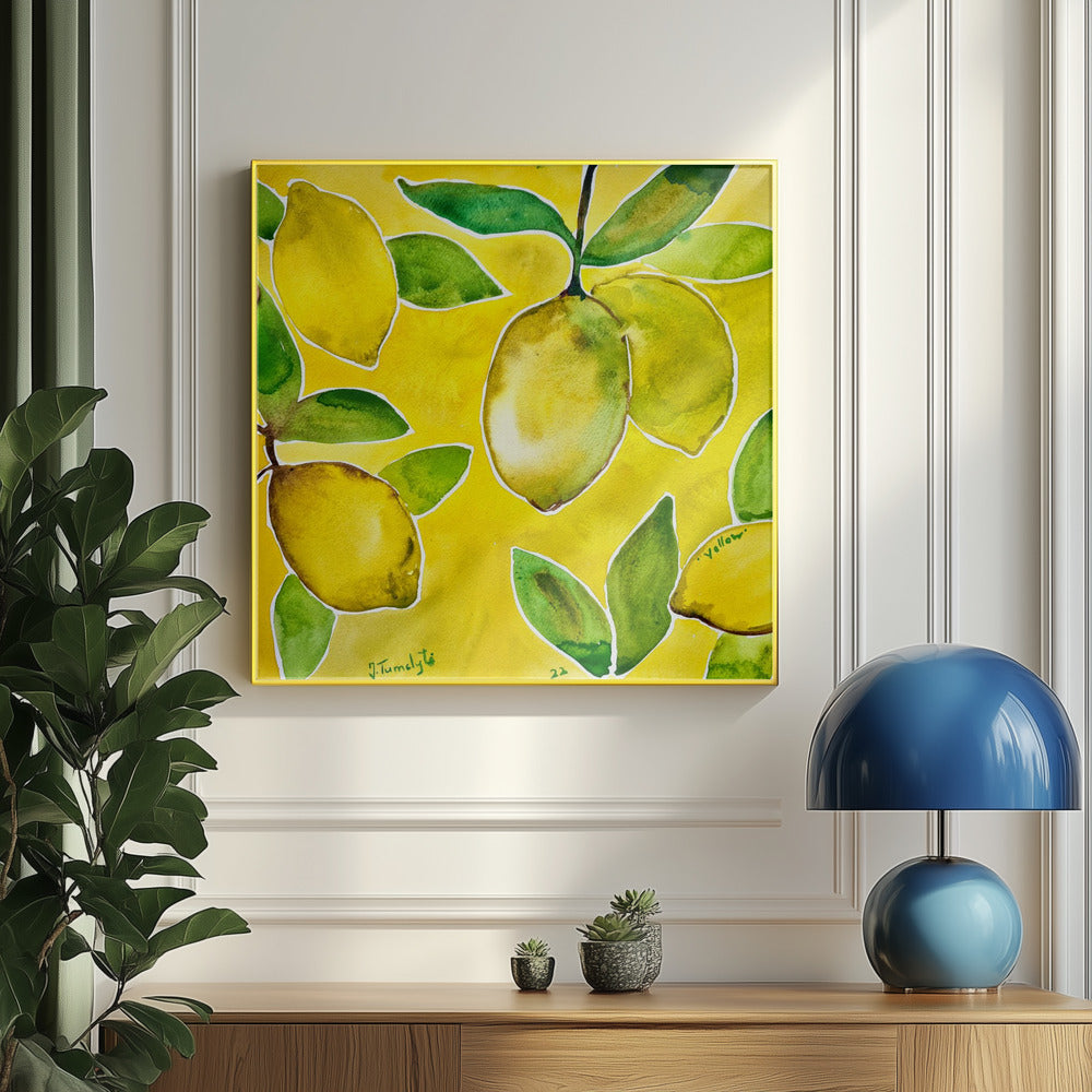 Yellow Lemons | Poster