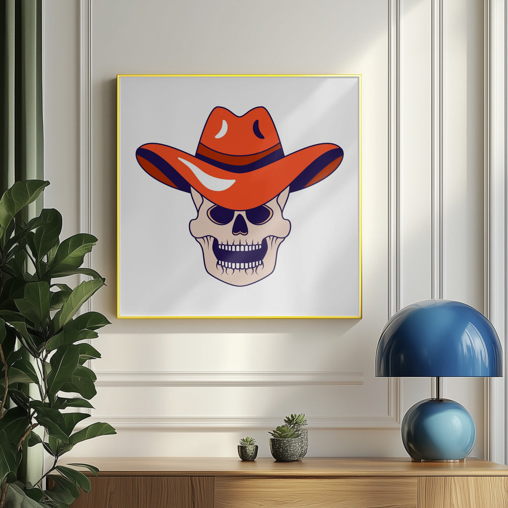 Cowboyskalle-ikon | Poster
