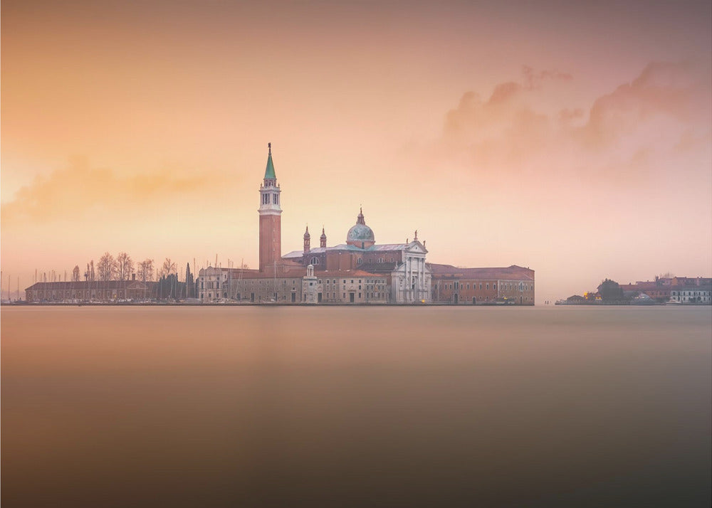 Rosa Sonnenaufgang in Venedig | Fototapeten