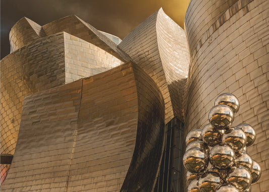 Réflexions sur les sphères (Série Guggenheim Bilbao) | Papier Peint Photo