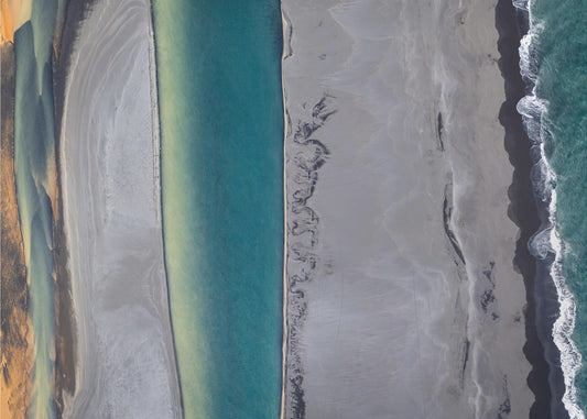 Islandsk kystlinje | Fototapet