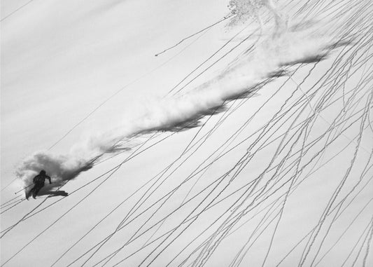 Sci sulla neve fresca | Poster - Stampe d’Arte
